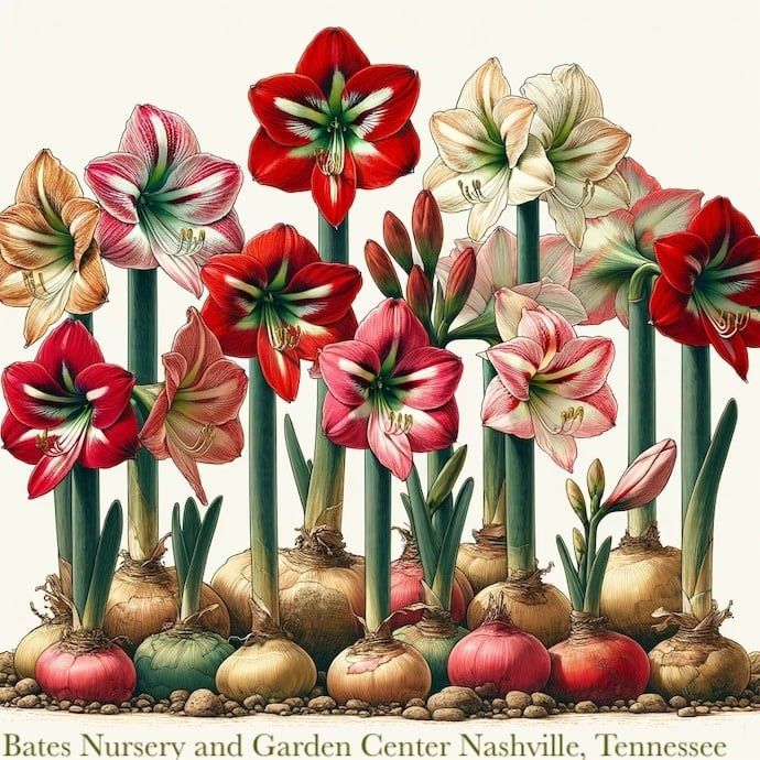 Bulb Amaryllis Papilio /White &amp; Magenta/ Butterfly 1Ea