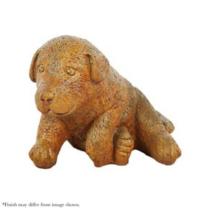 Statuary Lab Puppy 10hx6wx6d