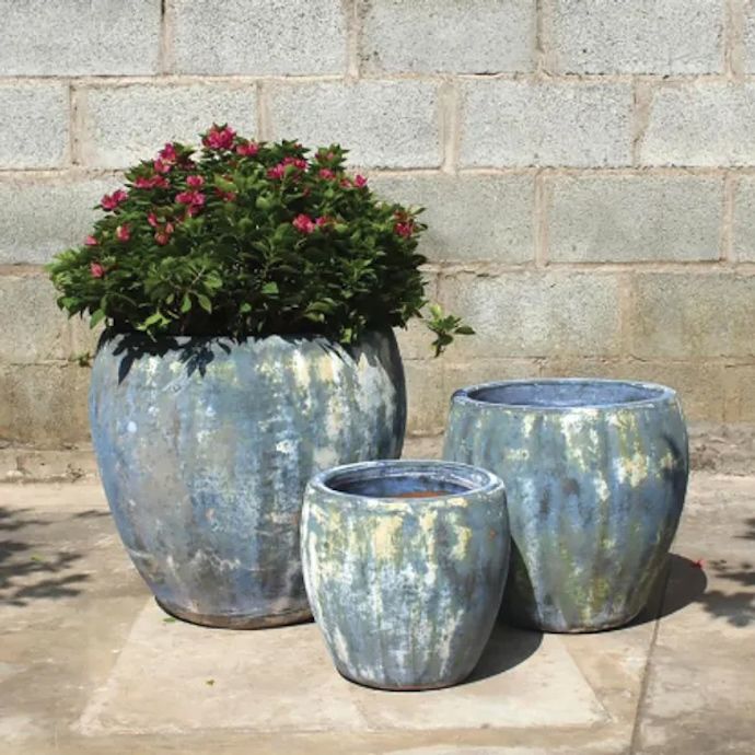 Pot Paolo Egg Pot Planter Lrg 19x16.5 Asst