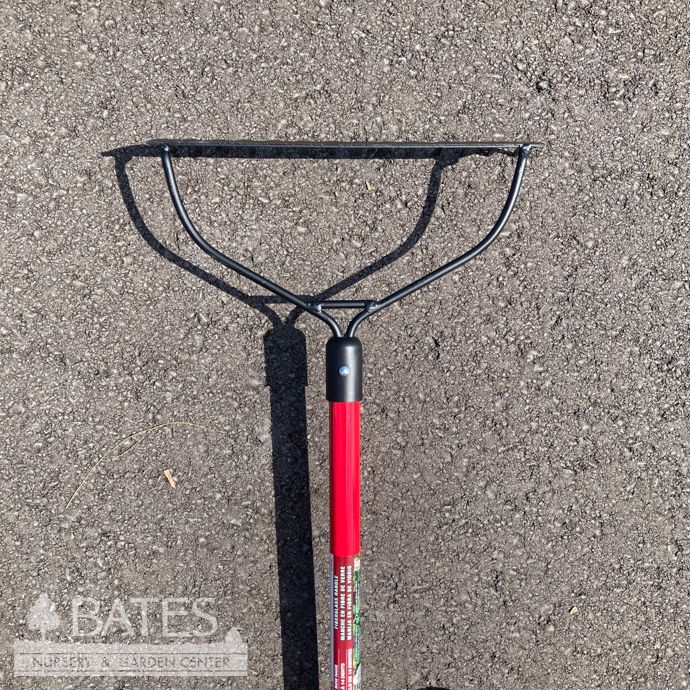 Bow Rake 14 Tine / 60&quot; Fiberglass Handle Bond/Orbit
