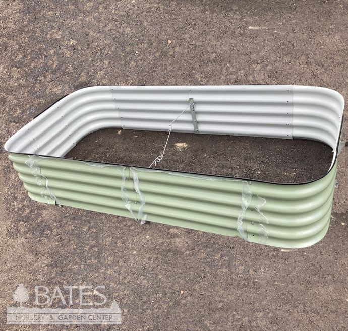 Raised Bed 6 in 1 Customizable up to 6x3ftx15&quot;h Mist Green