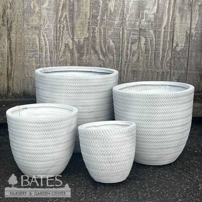 Pot Alameda Egg Pot Braided Lines Xlg 17x16.5 Asst Lt Wt
