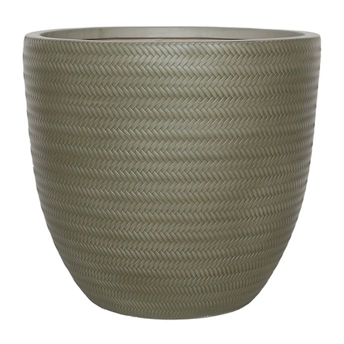 Pot Alameda Egg Pot Braided Lines Xlg 17x16.5 Asst Lt Wt