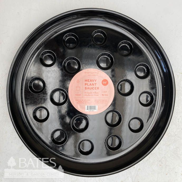 Saucer 14&quot; Black Carpet Saver