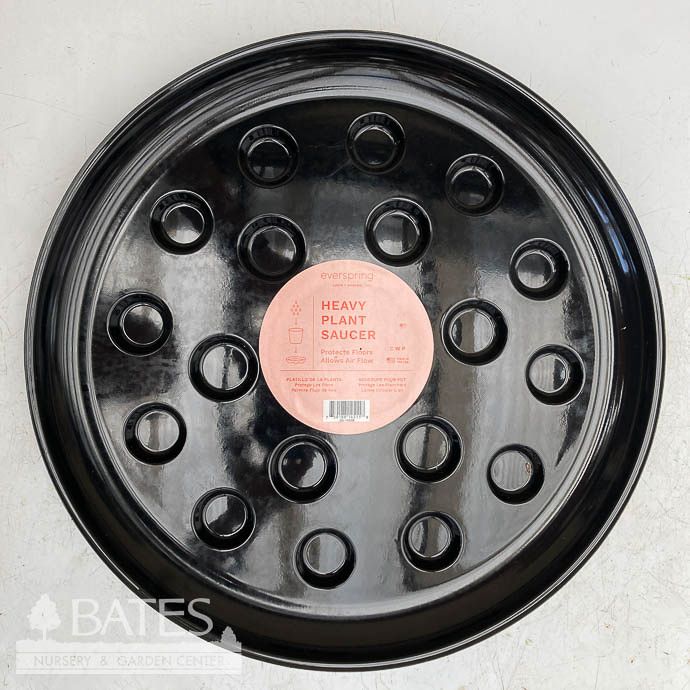 Saucer 12&quot; Black Carpet Saver
