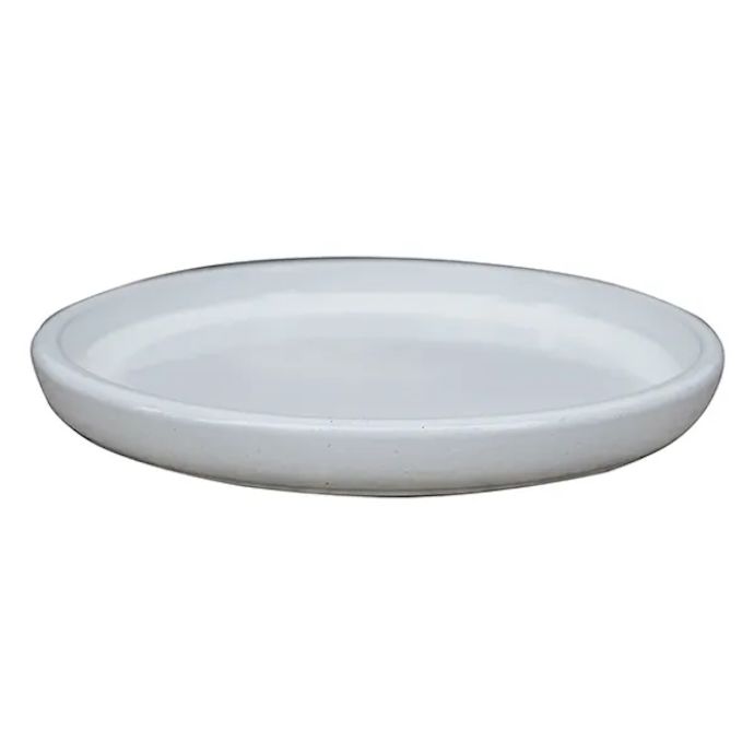 Saucer Glazed Lrg 14.25 Asst