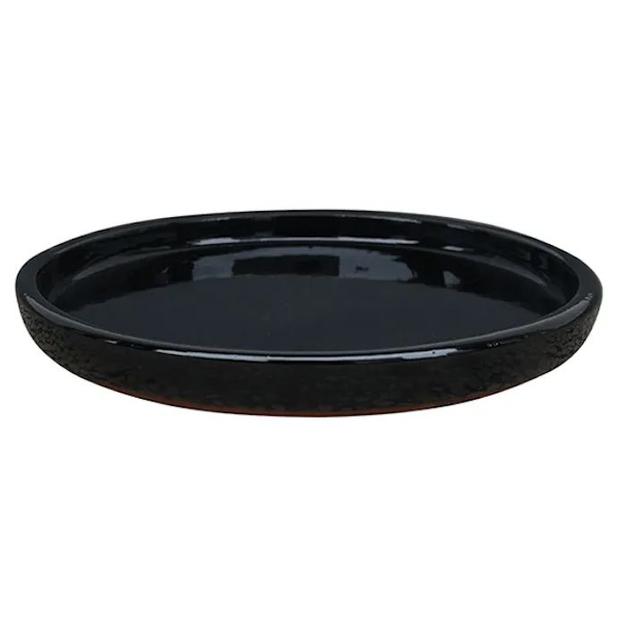 Saucer Glazed Med 11.75 Asst