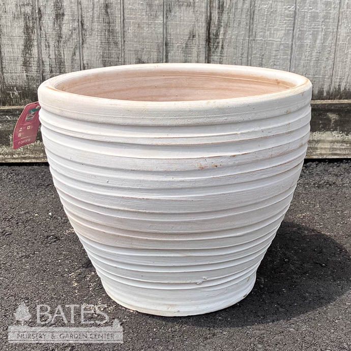 Pot Cabane Bell Med 15.4&quot; Wash Terracotta