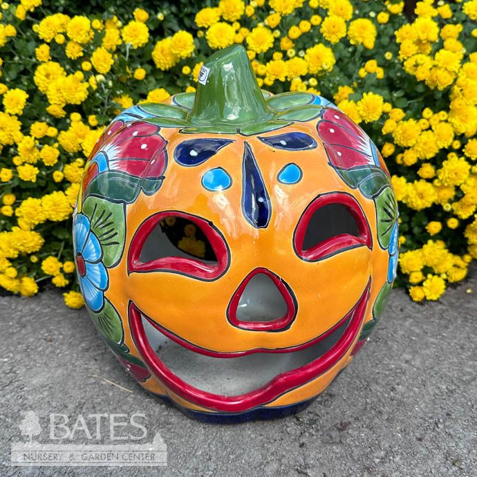 Lantern Pumpkin /Jack O Lantern LRG 13x11 Talavera