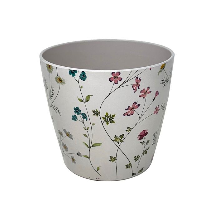 Pot 7&quot; Wildflower Bamboo Self Watering TDI