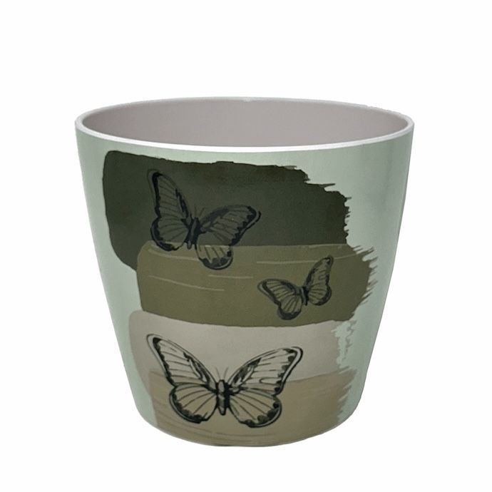 Pot 7&quot; Butterfly Bamboo Self Watering TDI