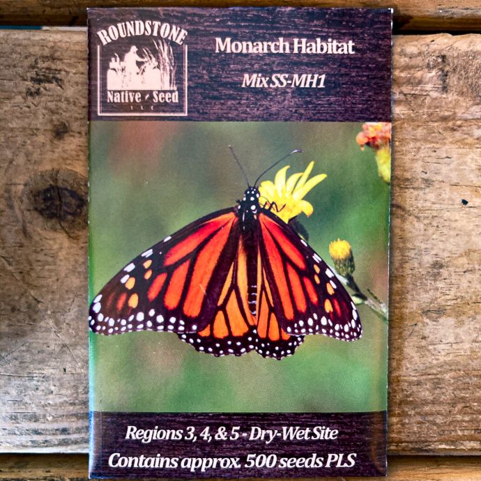 Seed Monarch Habitat Seed Mix SS-MH1 - Roundstone Native (TN)