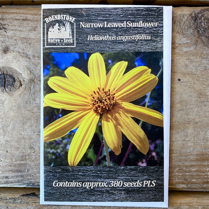 Seed Helianthus angustifolia/ Narrow-Leaved Sunflower - Roundstone Native (TN)