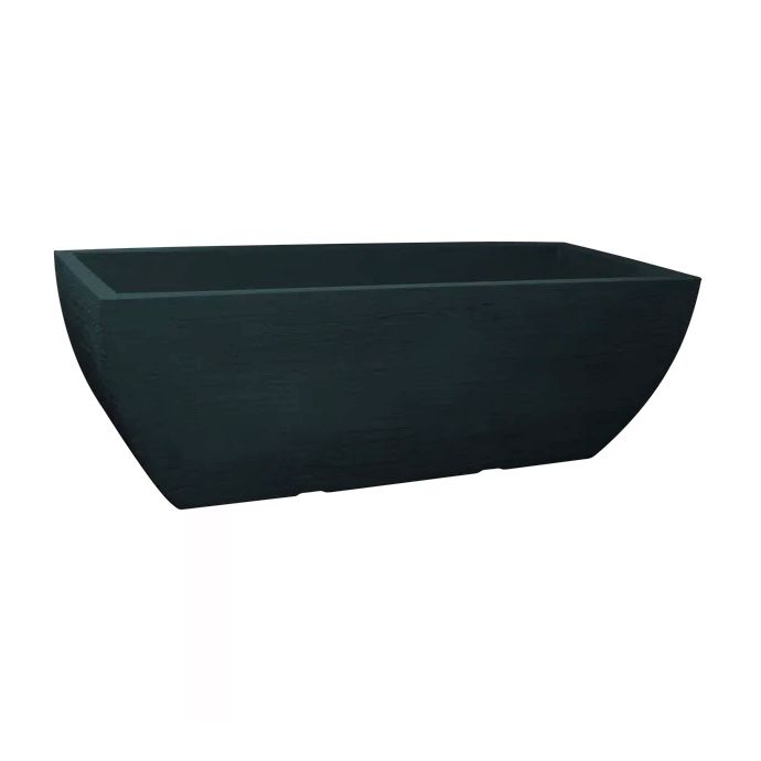 Pot  Square Modern Window Box 30.75x9.75 Lead Lt Wt Japi