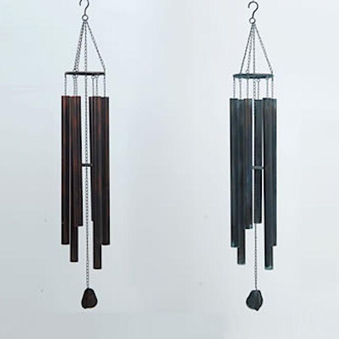 Wind Chime 6-Tube Asst 48H Metal