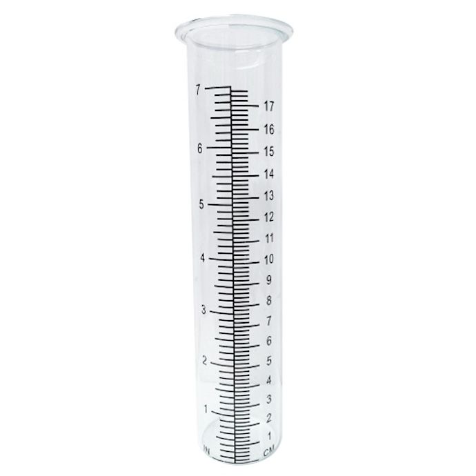 Replacement Glass Tube 1.5x8H for Rain Gauge RCS