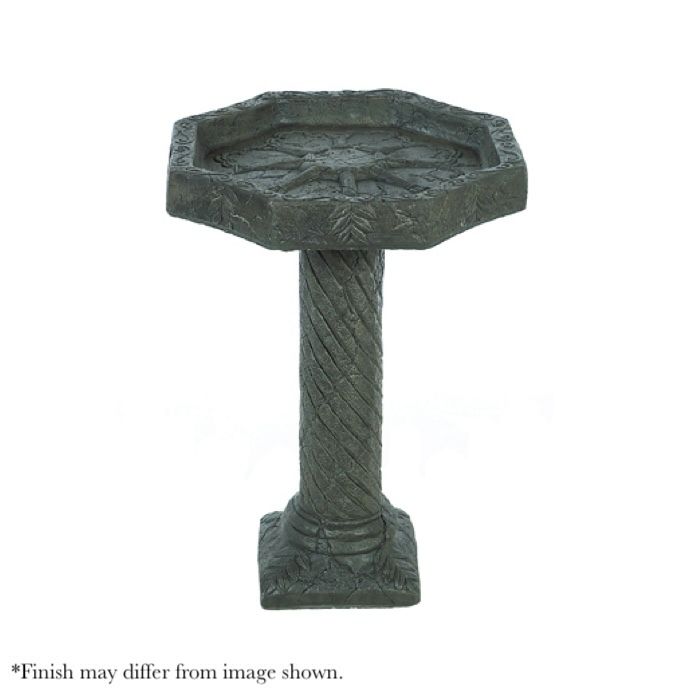 Birdbath Old World 18x23H