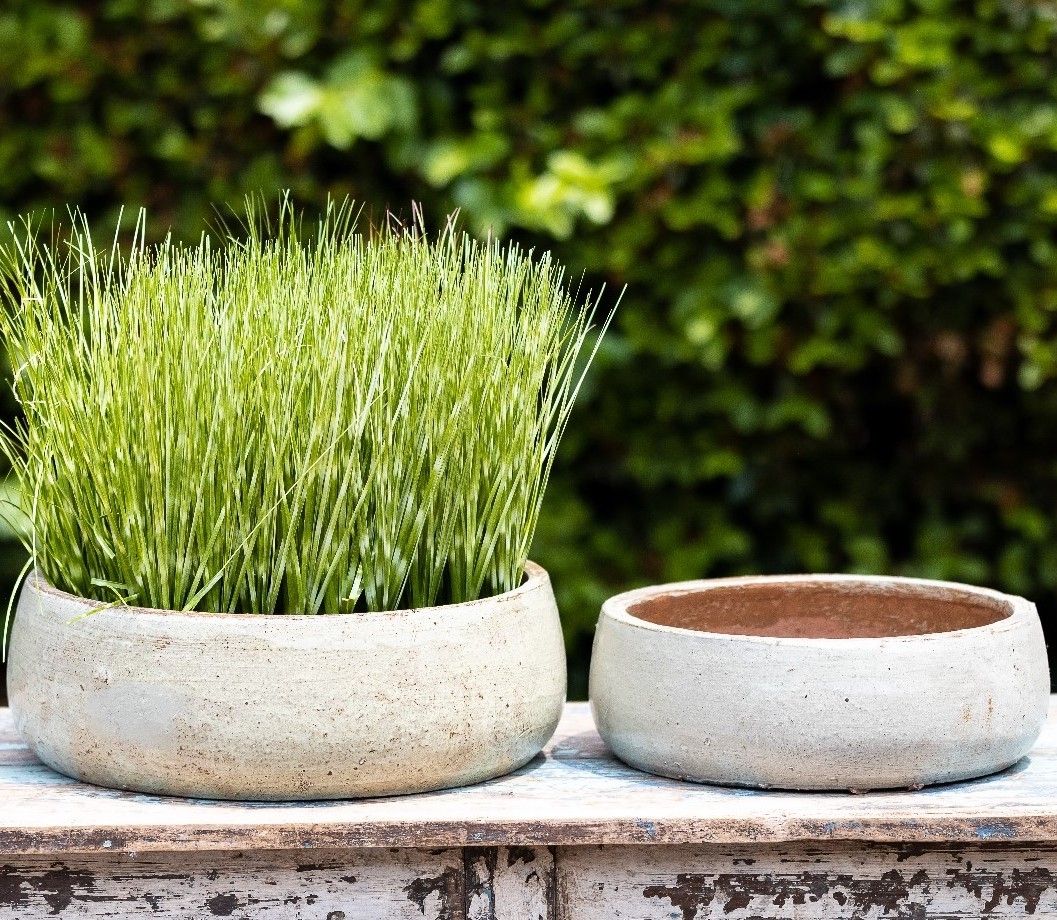 Pot/Low Bowl Nile Sml 11x3 Rustic Asst