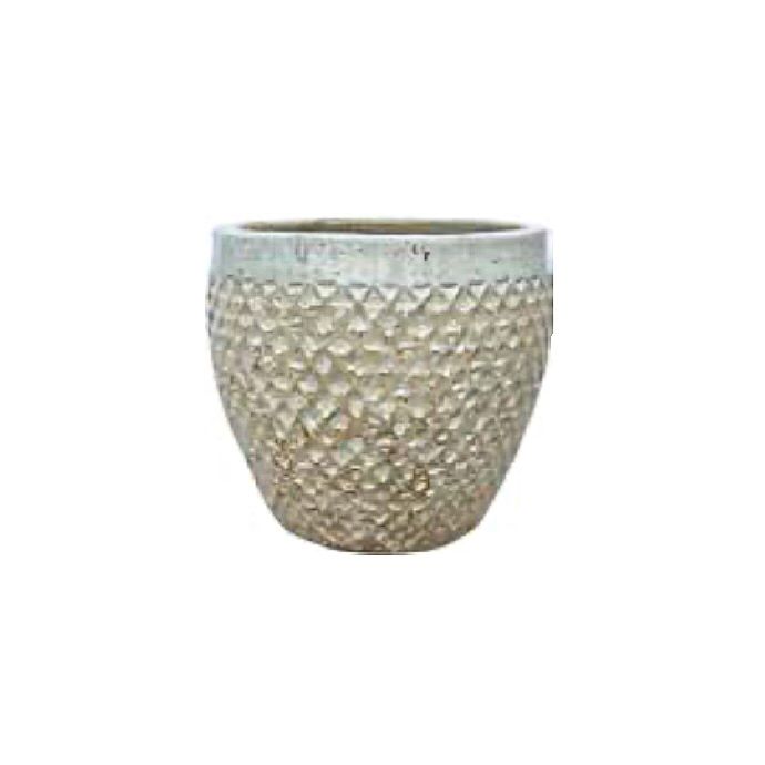 Pot Atlantis Diagonis Planter Med 17x14.5 Atlantis Warm White