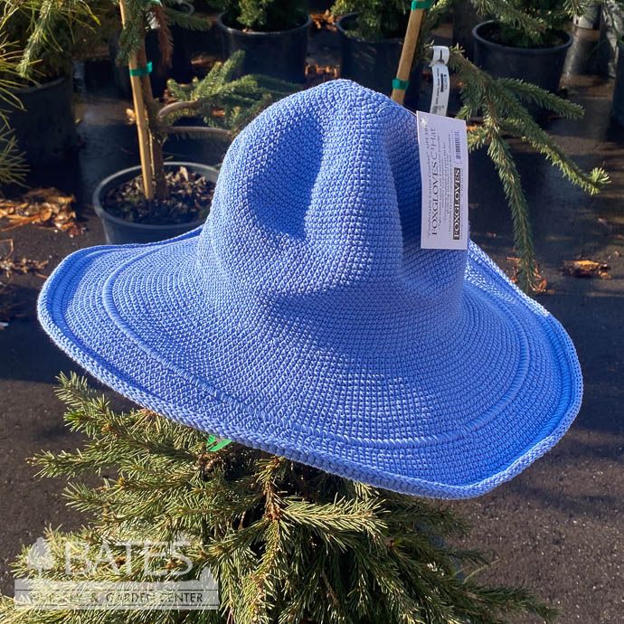 Garden Hat - One Size 100% Cotton Weave  UPF50  Blue/Periwinkle