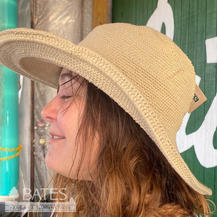 Garden Hat - One Size 100% Cotton Weave  UPF50  Tan