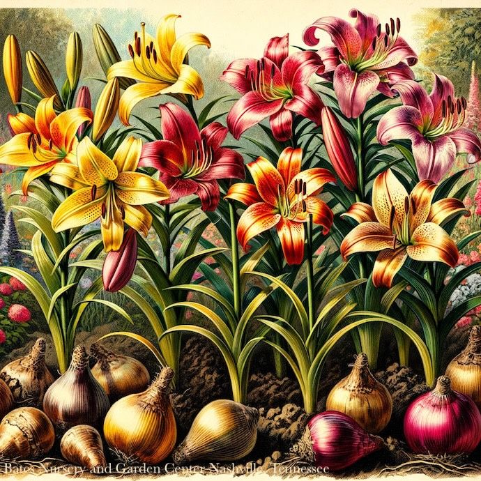 Bulb Lilium Roselily Blend /Oriental x Trumpet Lily 4/pk