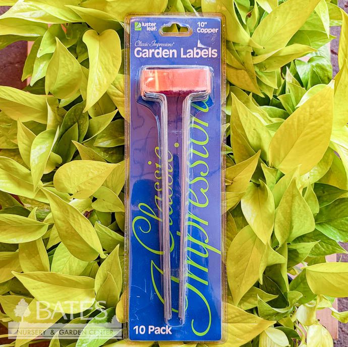 Plant Label Copper 10&quot; - 10Pk Luster Leaf
