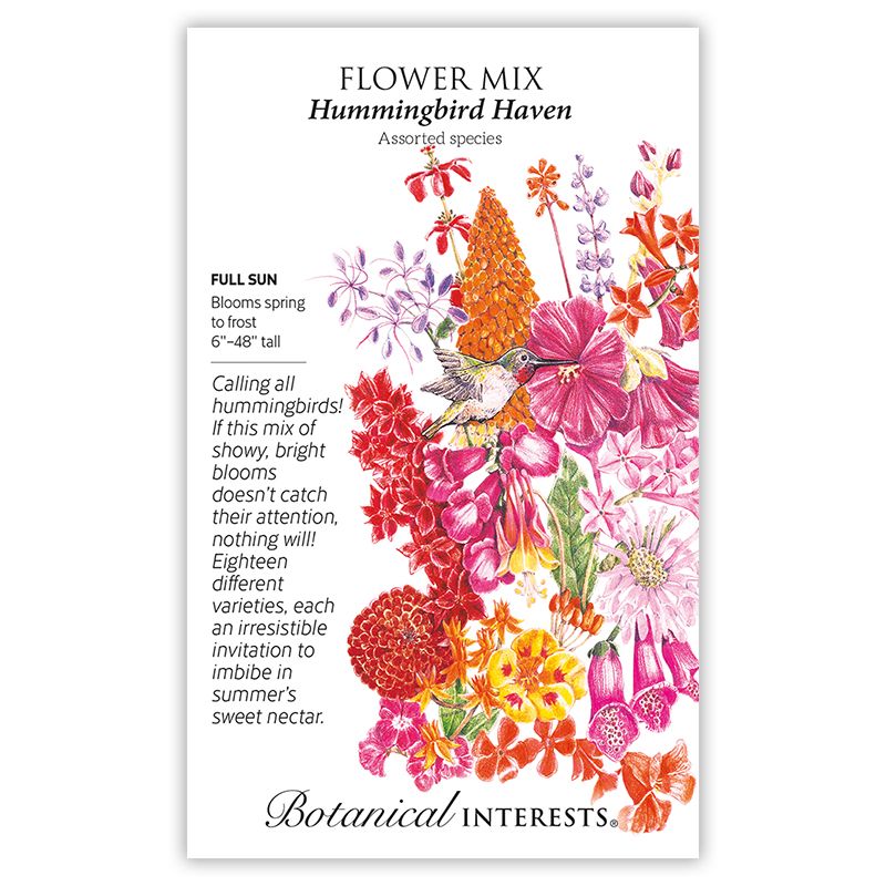 Seed Flower Mix Hummingbird Haven - Assorted species - Lrg Pkt