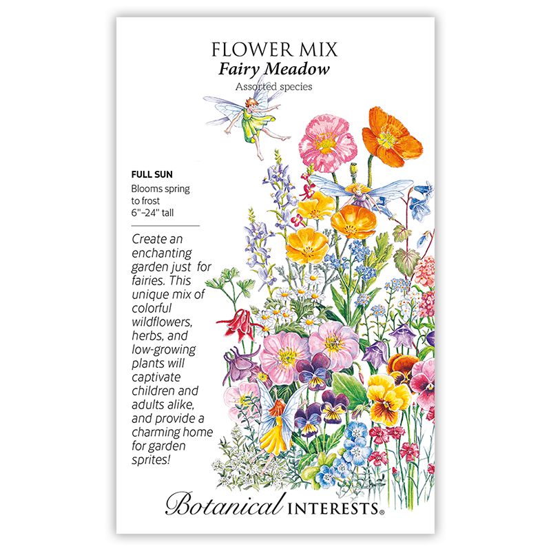Seed Flower Mix Fairy Meadow - Assorted species - Lrg Pkt
