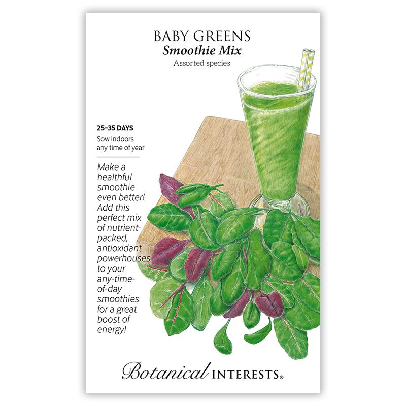 Seed Veg Baby Greens Smoothie Mix - assorted - Lrg Pkt