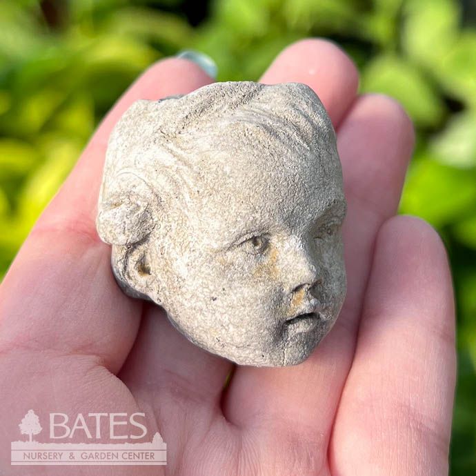Pot Mini Head Planter 1&quot; Concrete Flat Earth Designs