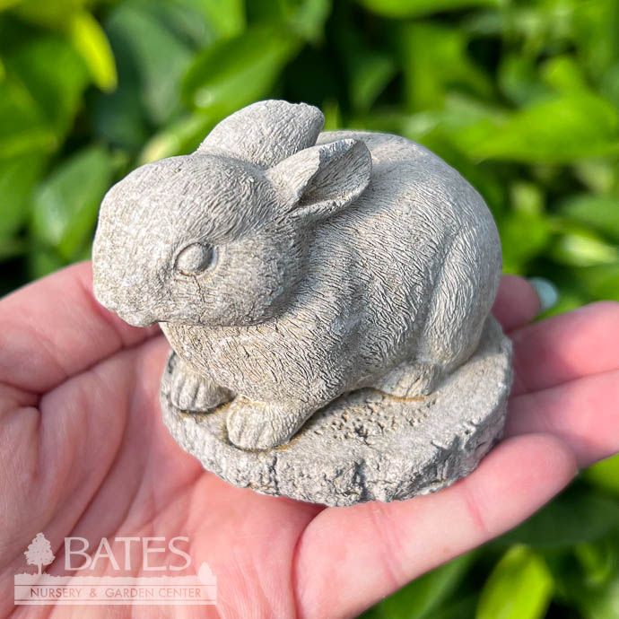Statuary Rabbit Sml 2.5&quot; Concrete Flat Earth Designs