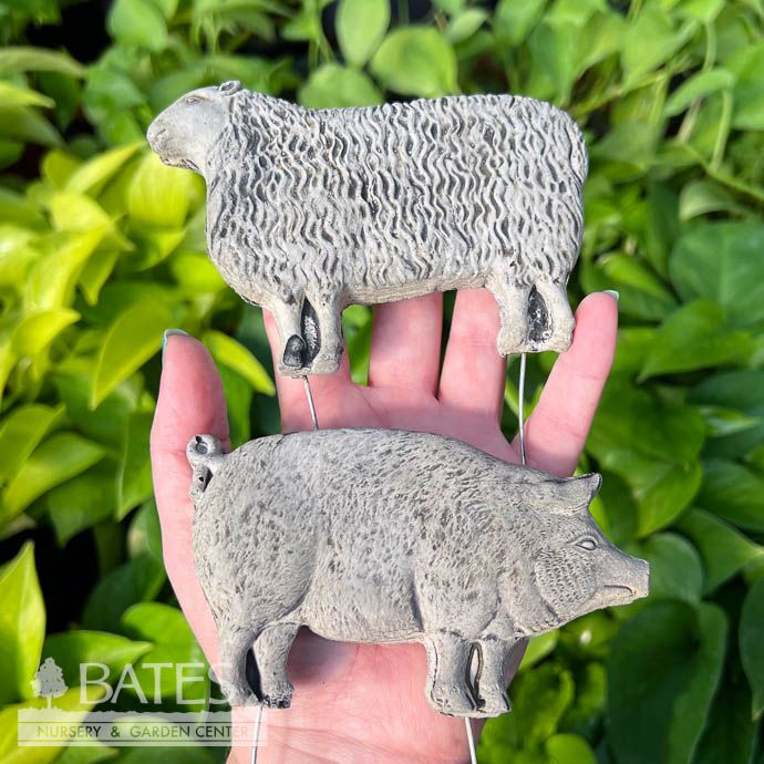 Stake Asst Animals Concrete Flat Earth Designs