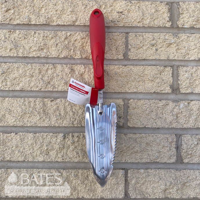 Corona Hand Transplanter Serrated Edge w/Red Handle