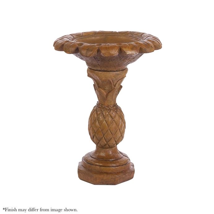 Birdbath Pineapple 18x21H