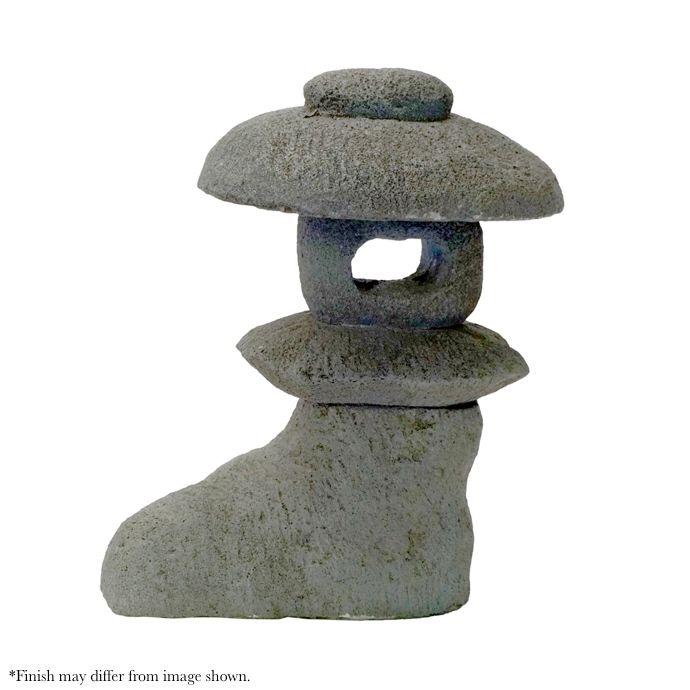 Statuary Small Rock Pagoda 9wx13dx18H