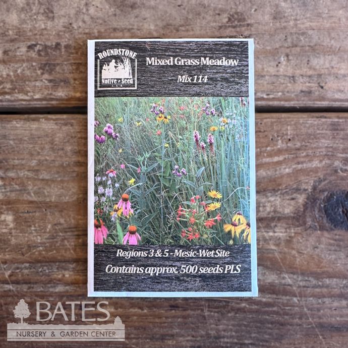 Seed Southern Mixed Grass Meadow Mix 114 (med-wet) - Roundstone Native (TN)
