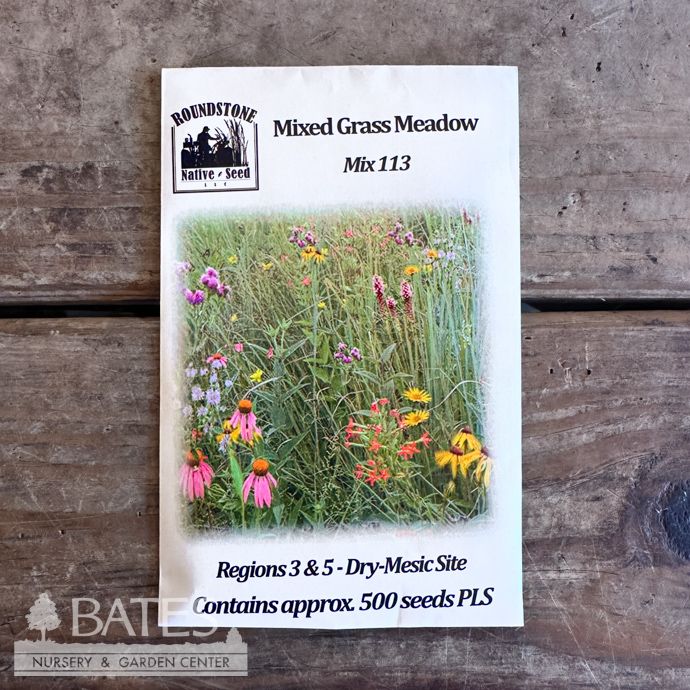 Seed Southern Mixed Grass Meadow Mix 113 (dry-med) - Roundstone Native (TN)