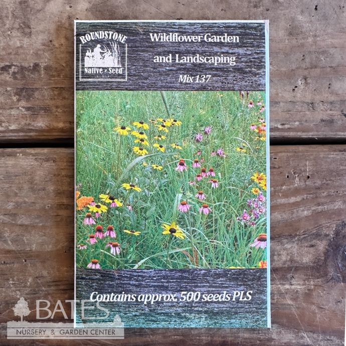 Seed Wildflower Garden &amp; Landscaping Mix 137 (dry-med) - Roundstone Native (TN)