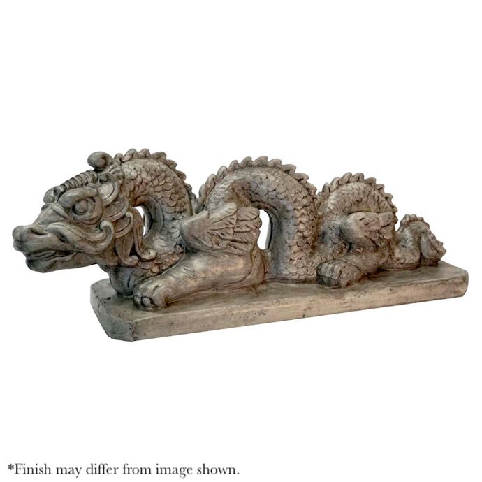 Statuary Large Dragon on Base 11x39x19H
