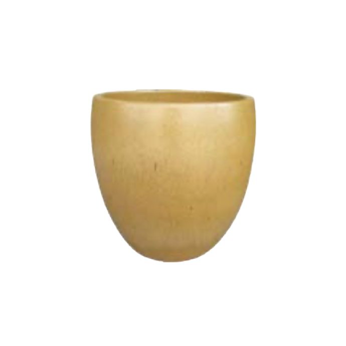 Pot Glazed Linz  Planter Med 10X9 Honey Gold