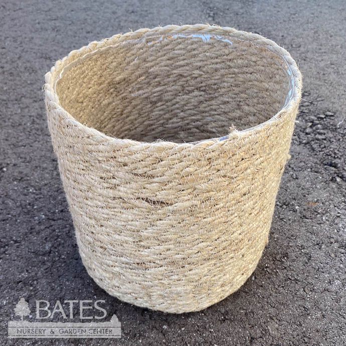 Pot Jute Rope Potcover Lrg 7x7 Ivory