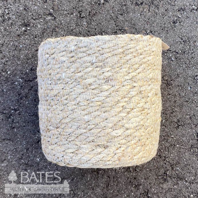 Pot Jute Rope Potcover Xsm 4.5x4.5 Ivory