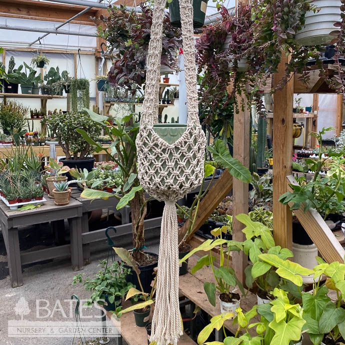 Macrame Hanger 47&quot; Hammock-Like Natural Cotton