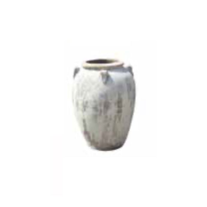 Pot Flores Jar w/Handles Rustic 18x25.5 Washed Carob