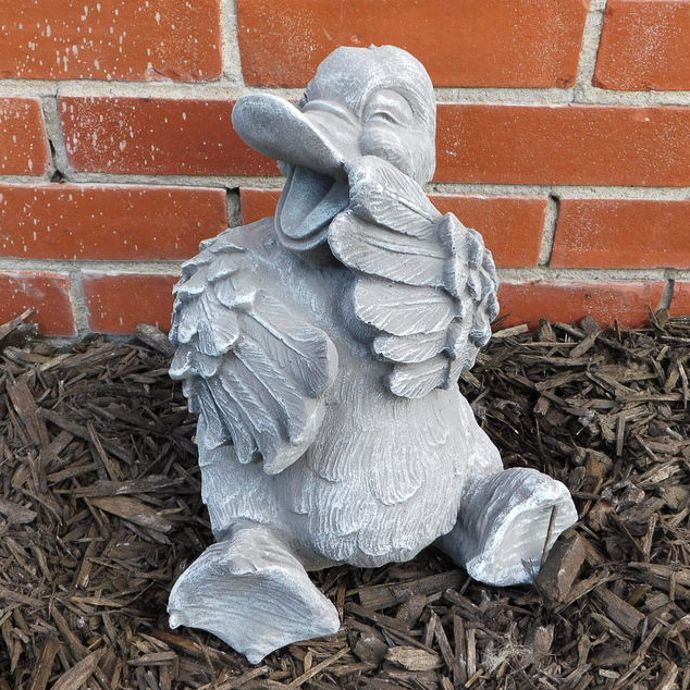 Statuary Laughing Duck 14H