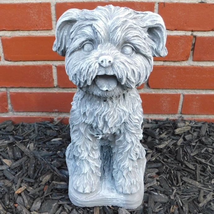 Statuary Shih Tzu Puppy/Dog 13H