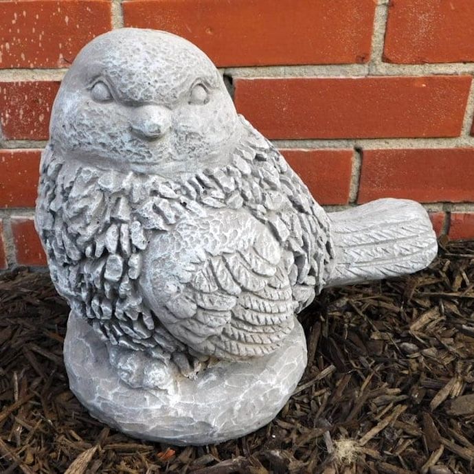 Statuary Fat Bird 12H