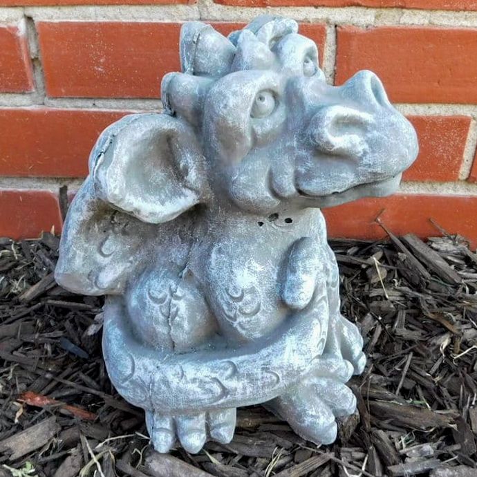 Statuary Baby Dragon 10H
