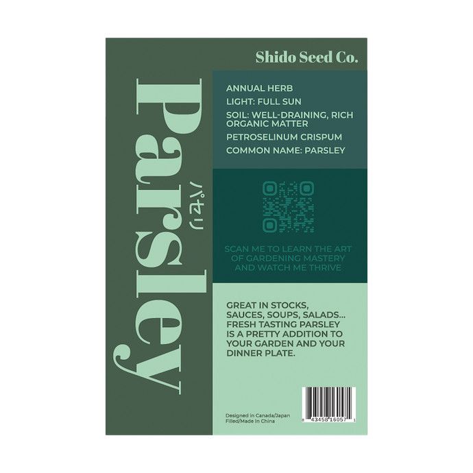 Seed Herb Parsley /Petroselinum crispum - Shido